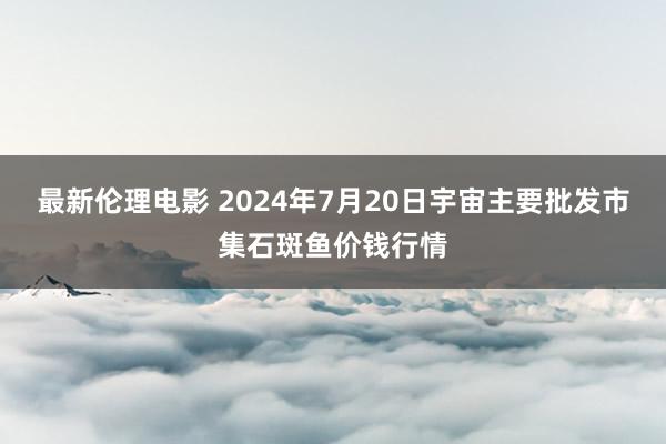 最新伦理电影 2024年7月20日宇宙主要批发市集石斑鱼价钱行情