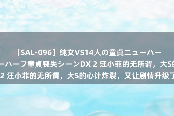 【SAL-096】純女VS14人の童貞ニューハーフ 二度と見れないニューハーフ童貞喪失シーンDX 2 汪小菲的无所谓，大S的心计炸裂，又让剧情升级了