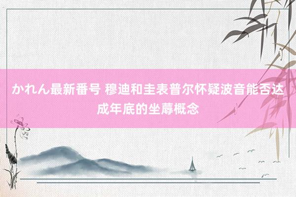 かれん最新番号 穆迪和圭表普尔怀疑波音能否达成年底的坐蓐概念