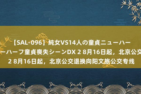 【SAL-096】純女VS14人の童貞ニューハーフ 二度と見れないニューハーフ童貞喪失シーンDX 2 8月16日起，北京公交退换向阳文旅公交专线