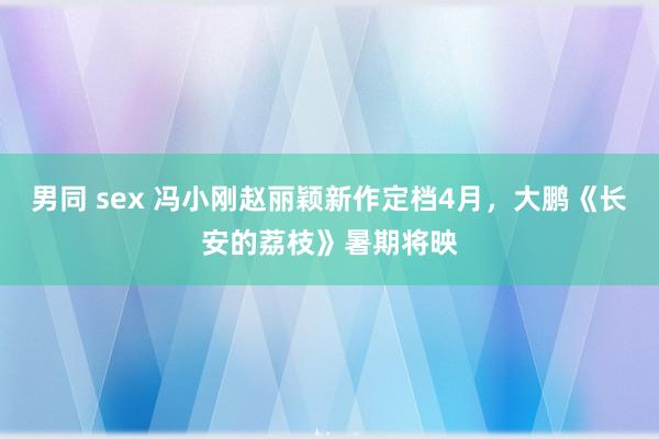 男同 sex 冯小刚赵丽颖新作定档4月，大鹏《长安的荔枝》暑期将映